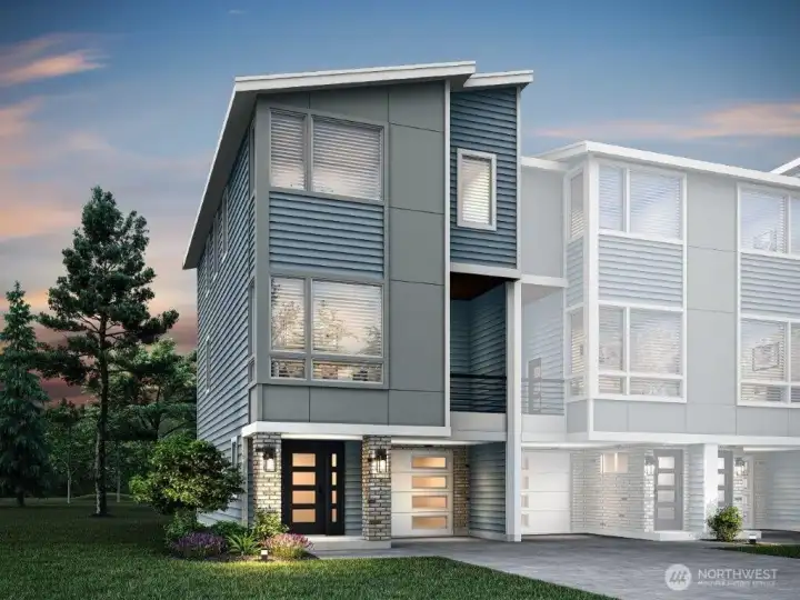 Example of the Madelyn floor plan to be located at 6609 S 128th Street