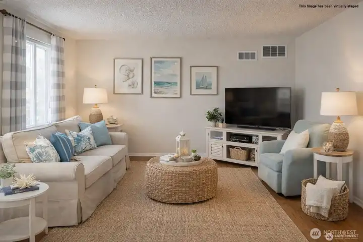 virtually staged image