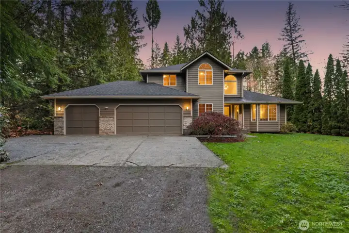 Welcome home to your own private paradise. Timeless architecture, warm evening, glow, and nearly 5 acres to Rome, relax, and live your best life.