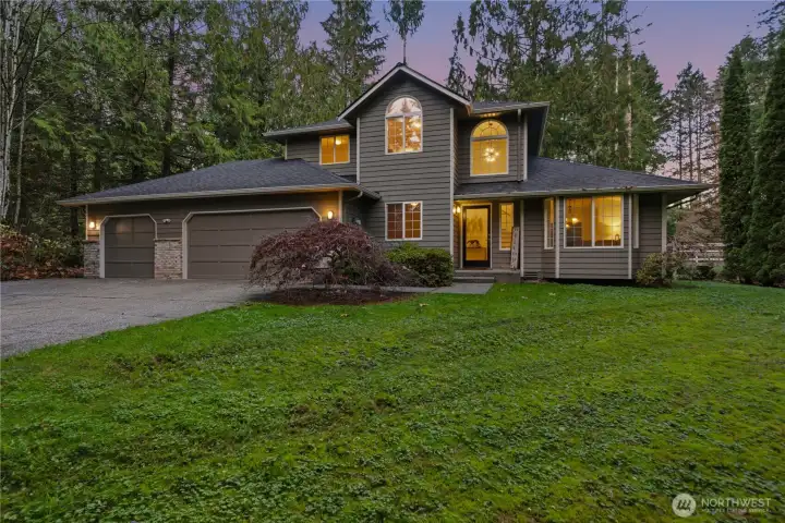 Custom built, one owner beauty. West facing with warm twilight views and timeless curb appeal.
