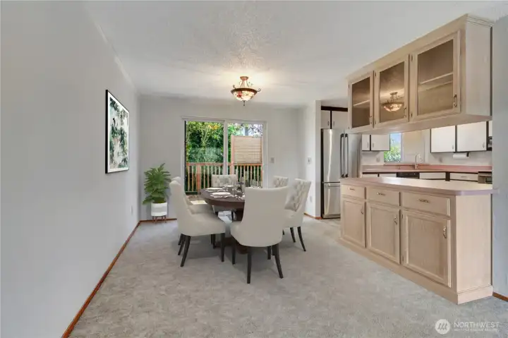 Virtually staged. . .