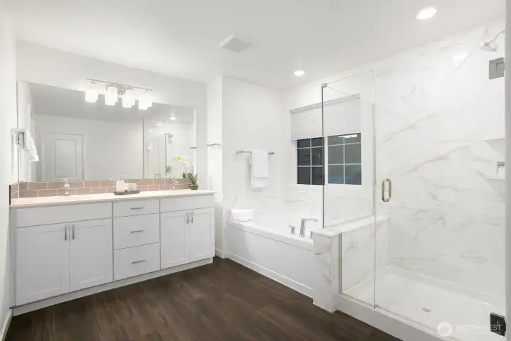 5-piece master bath
