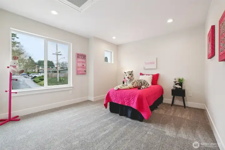 Second bedroom is extra big for comfort