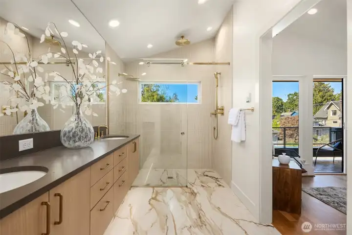 Dreamy Bath With Radiant Floor Heating