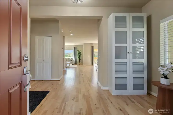 Gorgeous hardwood floors on main level.