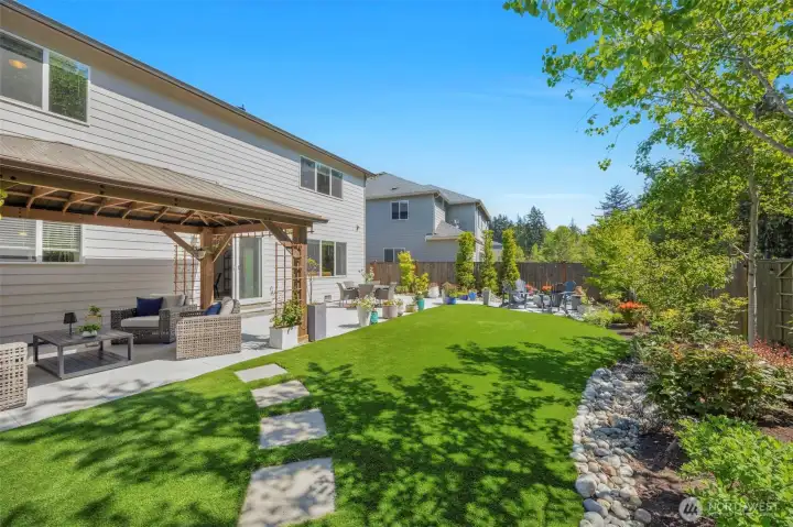 Low Maintenance Turf Yard