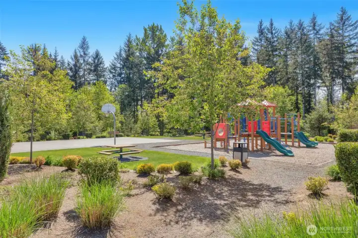 Community Playground and Sports Court 2 Doors Away