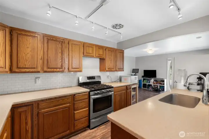 Lots of storage and counter space.