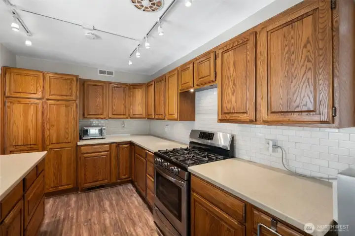 Corian countertops.