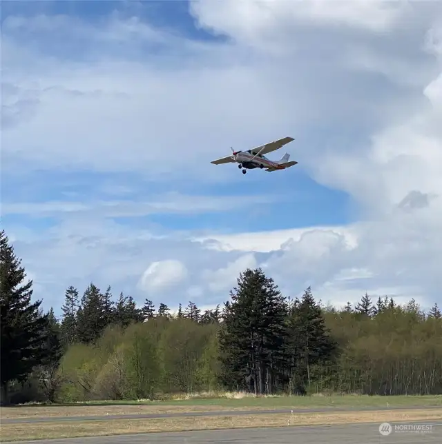 The Port of Orcas is on the north end of Eastsound Village. Many locals and visitors prefer this method of getting here. You could walk home from a short flight from the mainland.