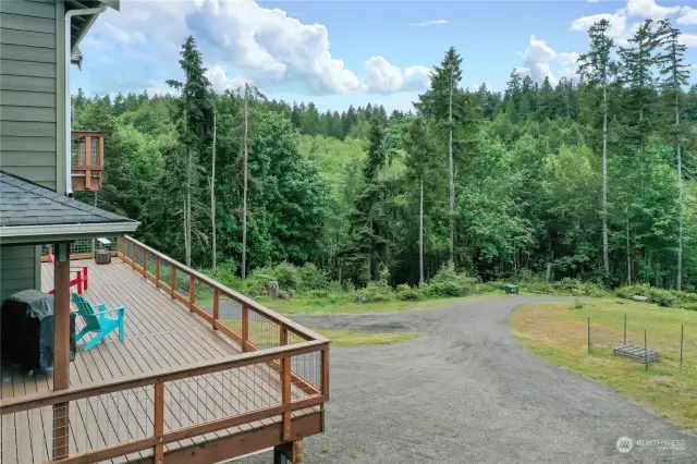 Privacy abounds as you sit on your deck checking out the views and watching the wildlife! Want to garden?  just the spot!