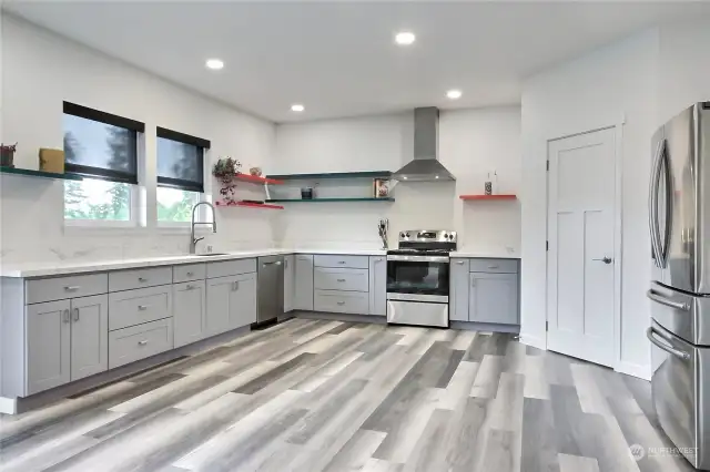 HUGE walk in pantry off the kitchen, Tons of counter space too!  Home was completed in 2022 its practically brand new! Blank slate.. Make it your own today!