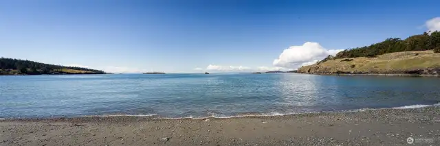 Enjoy your own private beach plus beach rights to approx 680 ft of beach along Agate Beach.