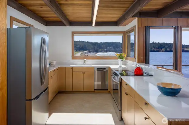 Another view of the new kitchen.