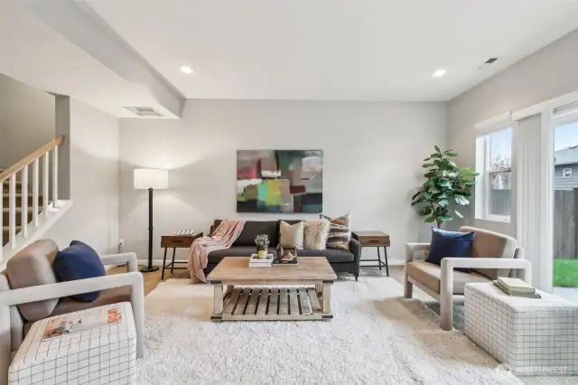 Lower level is great for entertaining or MIL/rental potential