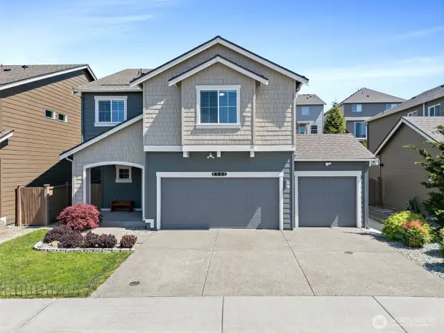 Front of home.