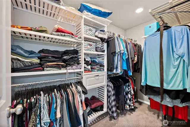 Primary closet