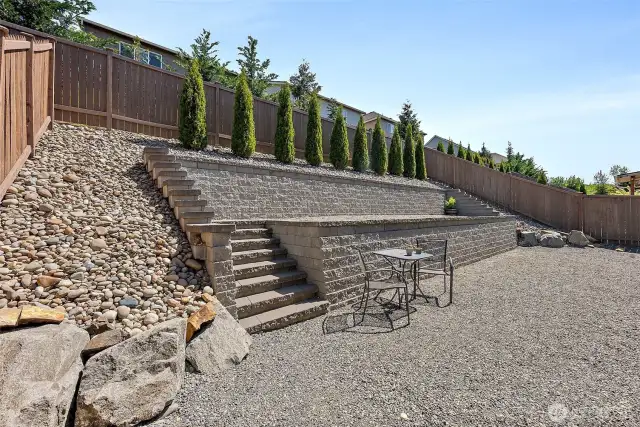 Extensive landscaping