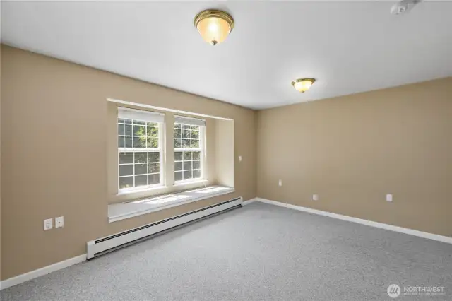 Spacious guest bedrooms
