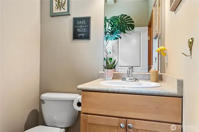 main level powder room