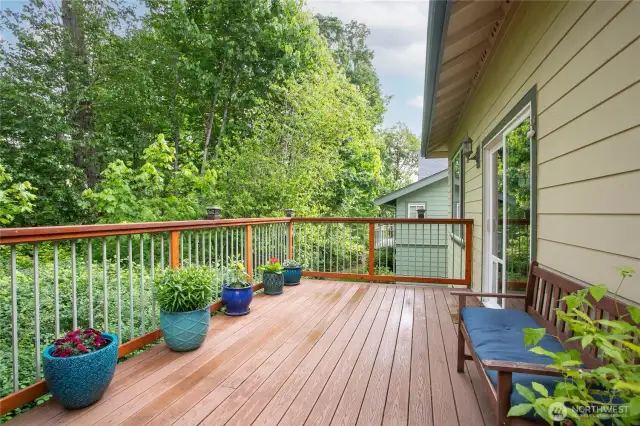 Low-maintenance synthetic decking