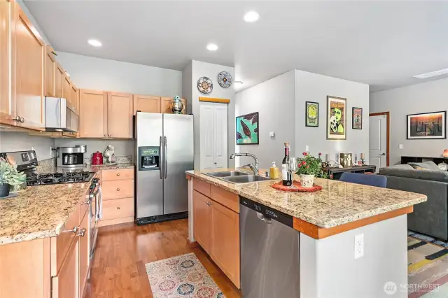 Plenty of storage including in-kitchen pantry