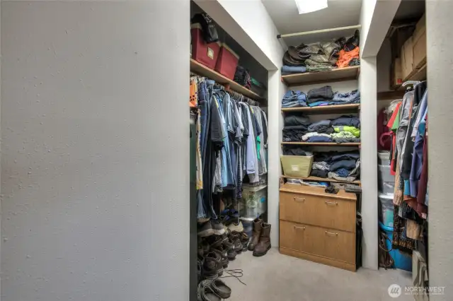 Walk-in Closet off the primary bedroom