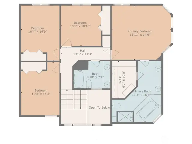 Upper Floor Plan.