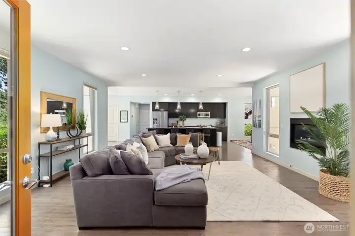 Open concept living