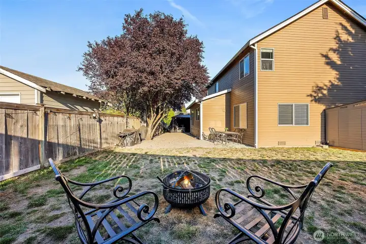 Fully-fenced, large backyard to enjoy for gatherings, play, unwinding from the hustle and bustle.
