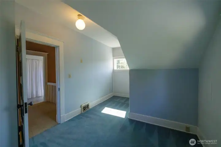 Third bedroom has a generous closet...