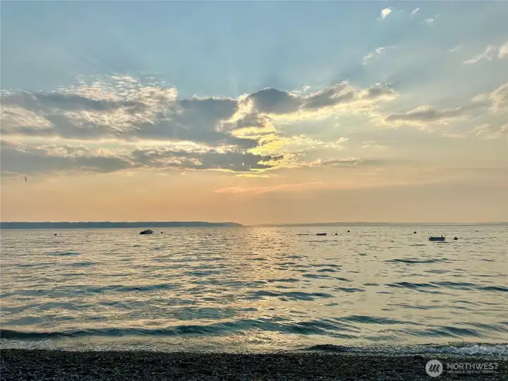 Madrona Beach.  The property has beach access with 2 access points.