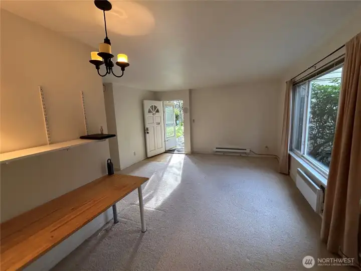 Area used as dining and Living room