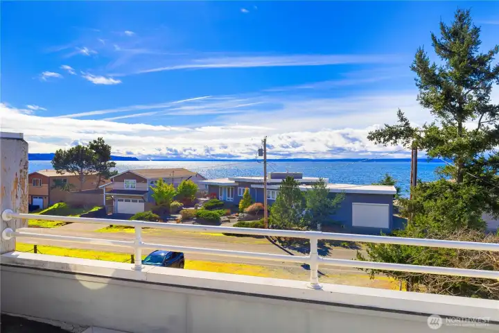 View from rooftop deck