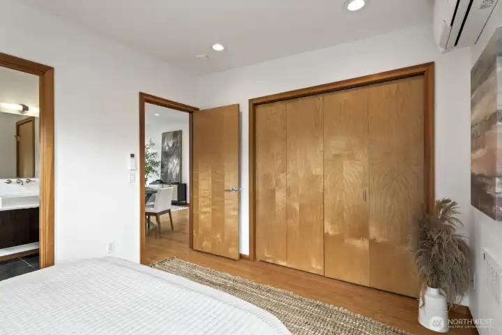 Warm hardwoods flow throughout this level.