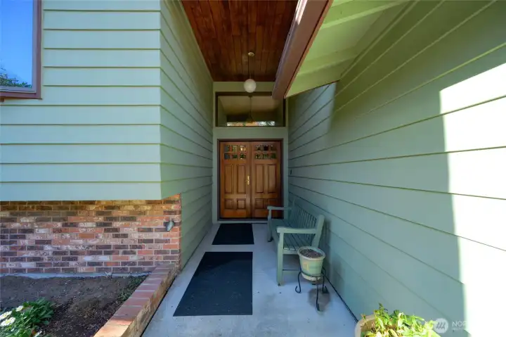 Custom double door entry