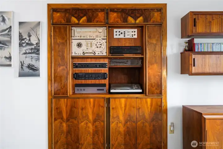 Incredible wood work throughout