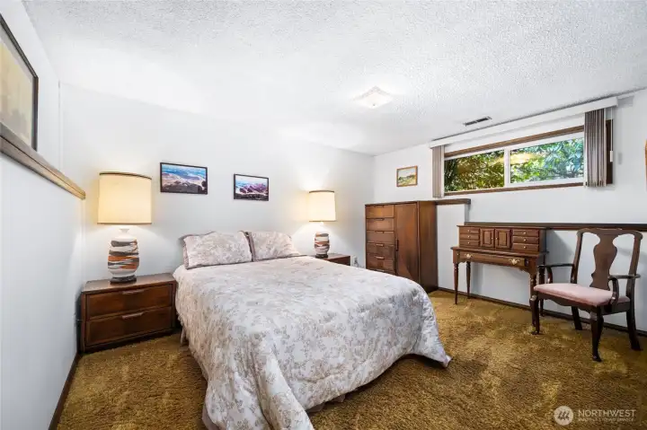 Fourth bedroom on lower level