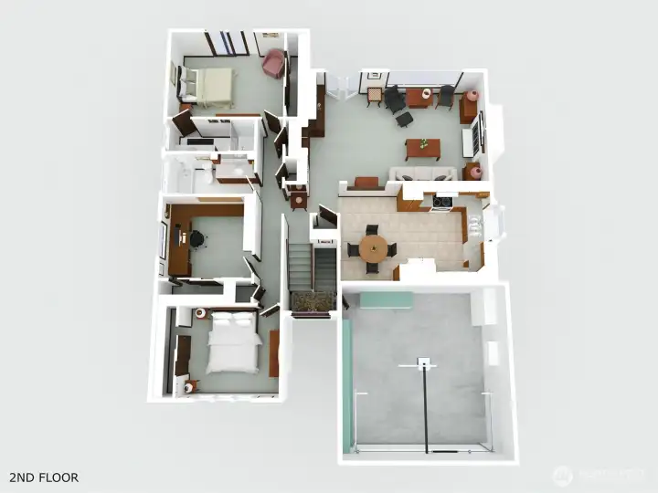 Main level floor plan