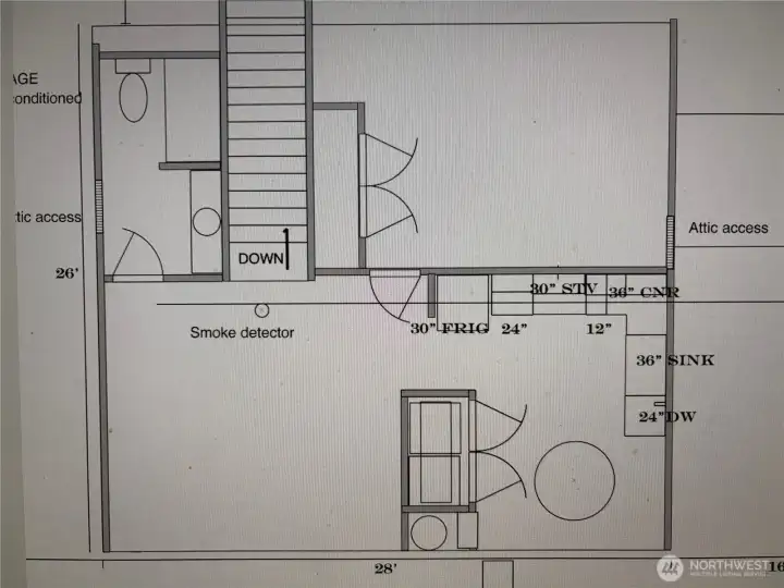 Unit 7720B Floor Plan