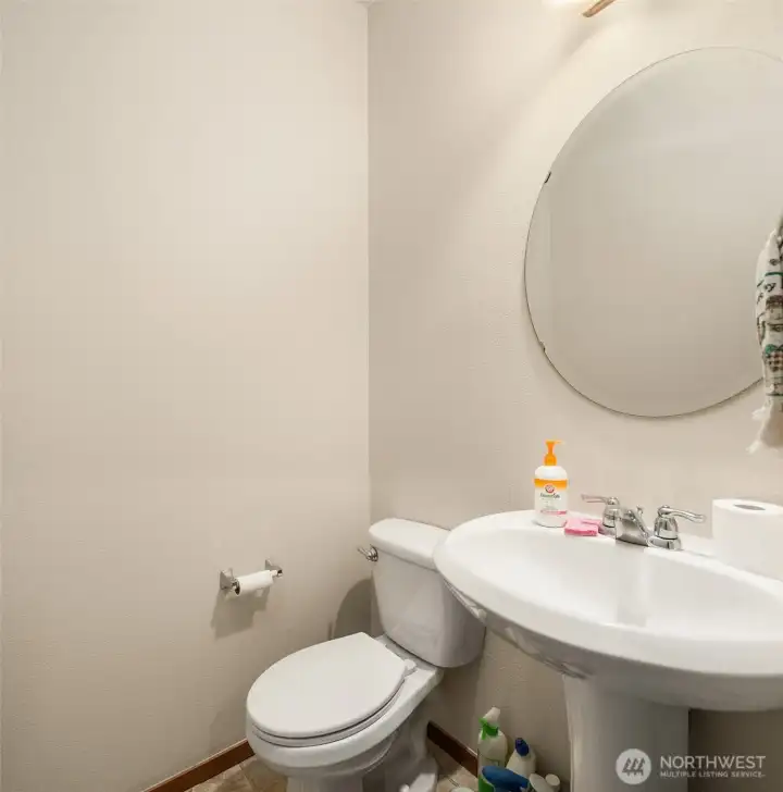 Main floor powder room