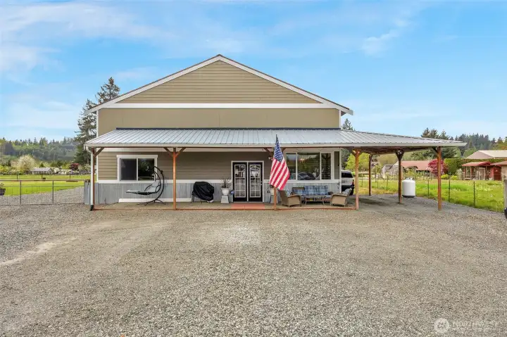 Front of shop and entrance to MIL