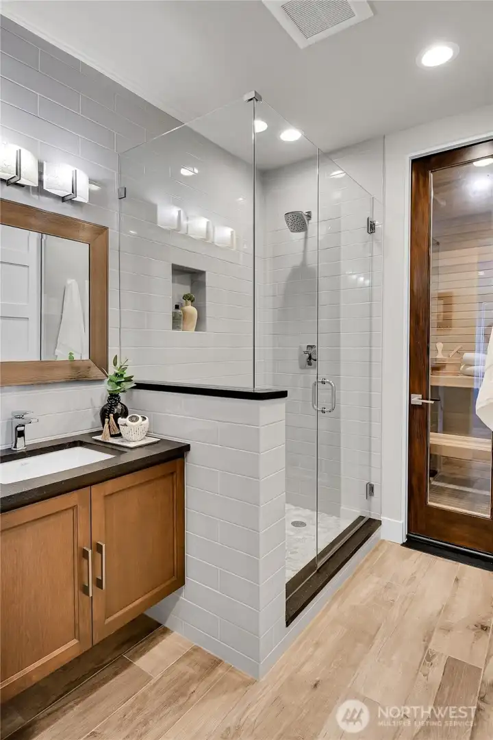 3rd Primary bath with Sauna 3rd Primary bath with Sauna