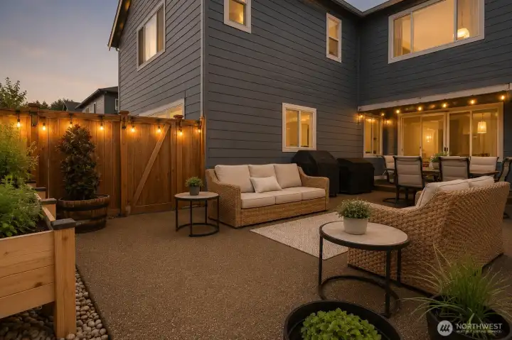 Patio perfect for entertaining Patio perfect for entertaining