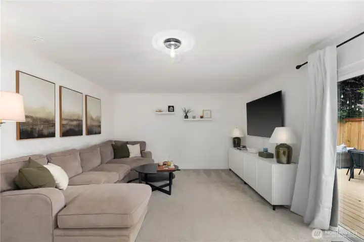 Lower living room