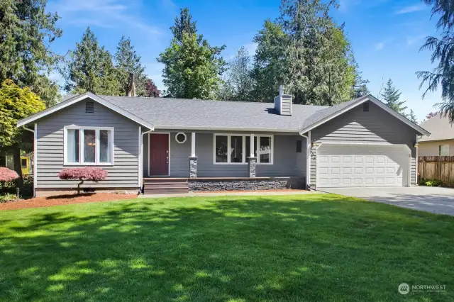 Located on a private cul-de-sac in the heart of Lynden