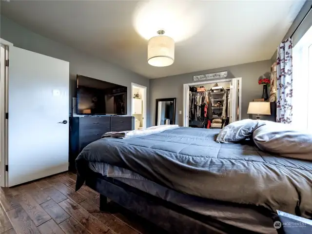 Primary Bedroom with walk-in closet