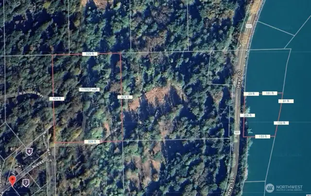 Property lines are not marked. This is for viual purposes only