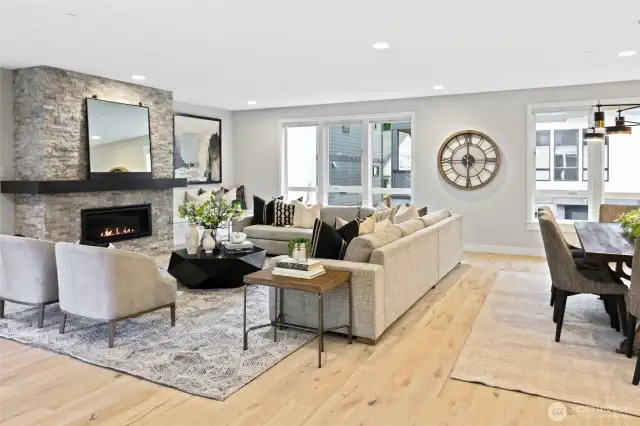 Main floor living room offers plenty of natural light!