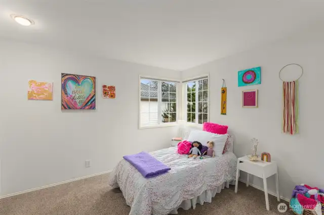 Upstairs Bedroom with Spacious Walk-in Closet